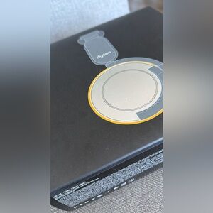 Dyson Silver and Yellow Headphones